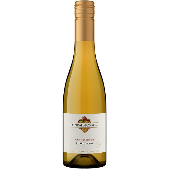 Kendall-Jackson Vintner's Reserve California Chardonnay White Wine, California, 13.5% ABV, 375ml Glass Bottle, 2.5-150ml Servings