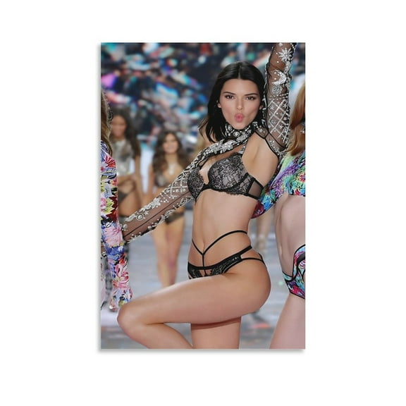 Kendall Jenner Art Model Poster Picture Print Wall Art Poster Painting Canvas Posters Artworks Gift Room Aesthetic 16x24inch(40x60cm)