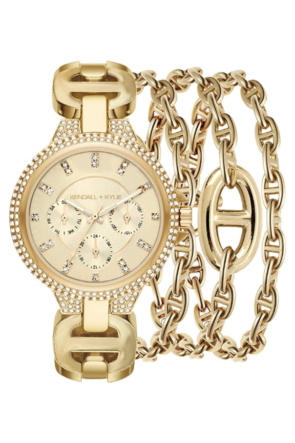 Kk Lds Gold Watch Set