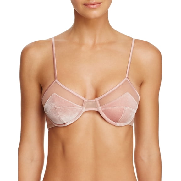 Kendall + Kylie Mesh Balconette Underwire Bra Size 36D