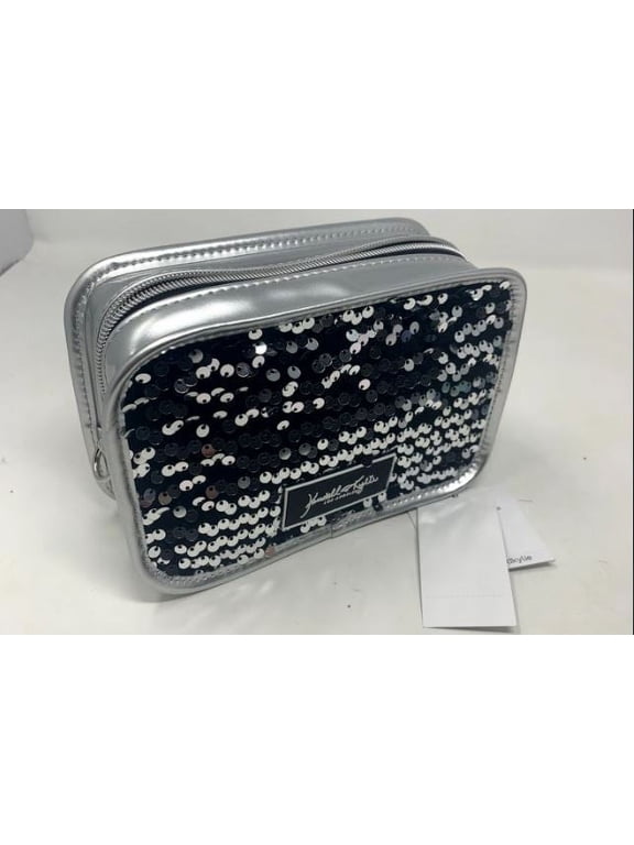 Kendall + Kylie Silver Sequin Crossbody Bag
