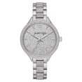 thumbnail image 1 of Kendall + Kylie Silver Tone Crystal Embellished Metal Strap Analog Watch, 1 of 4