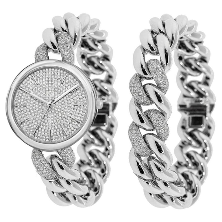 Watches with chain link hotsell bracelets