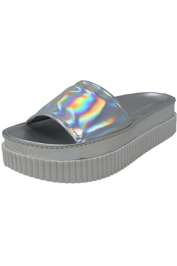 Women's Isla 2 Silver Leather Sandal - 8 M