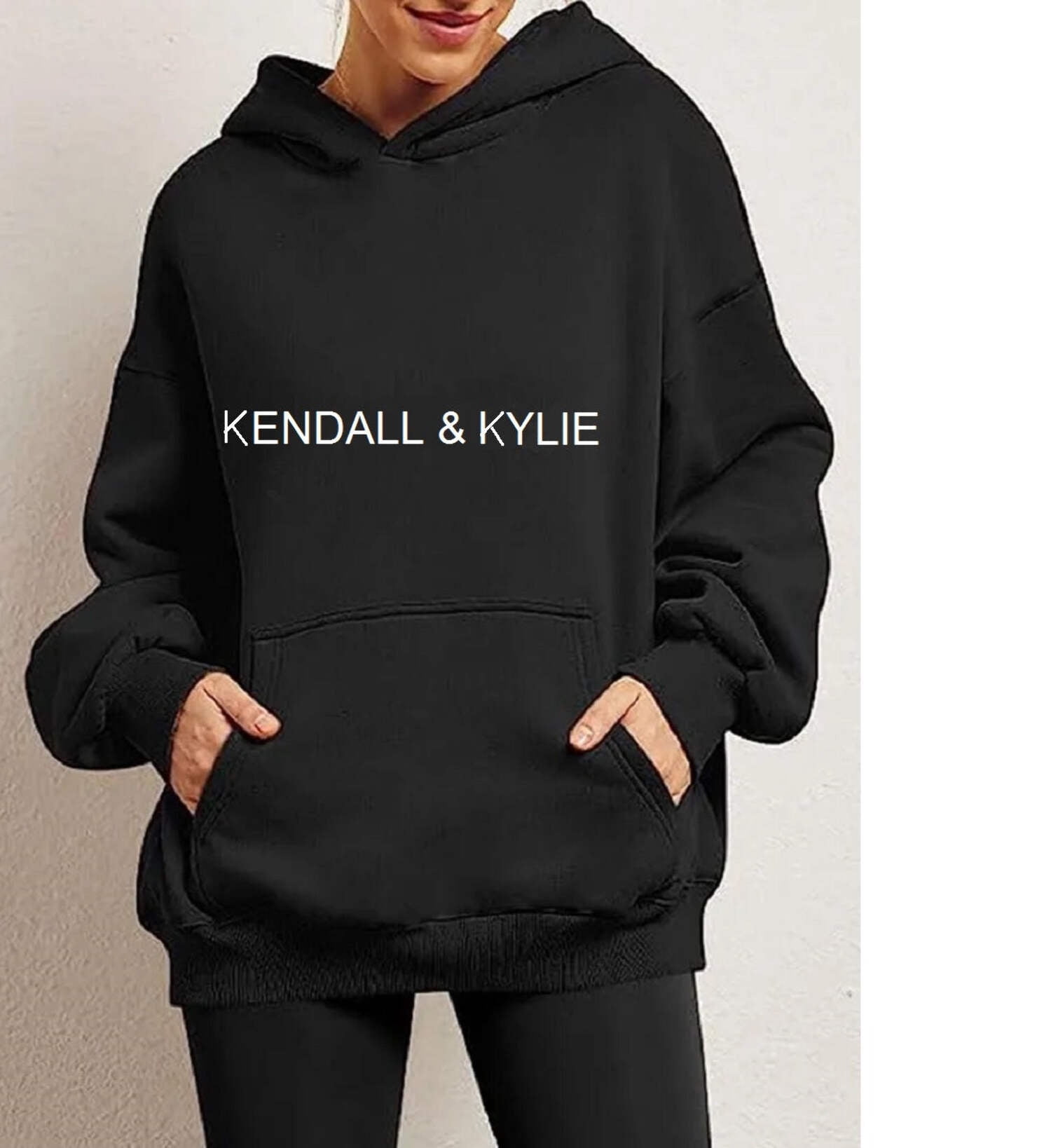 KENDALL + KYLIE Women's Plus Size Bell Sleeve Belted Jumpsuit, Black, New- 2XL KENDALL + KYLIE Women\u0027s Plus Size Sueded Utility Cargo Jogger