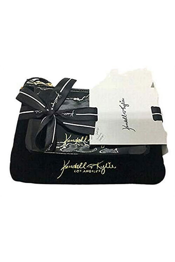 Women's Removable Pouches Set, Black, 2-Piece