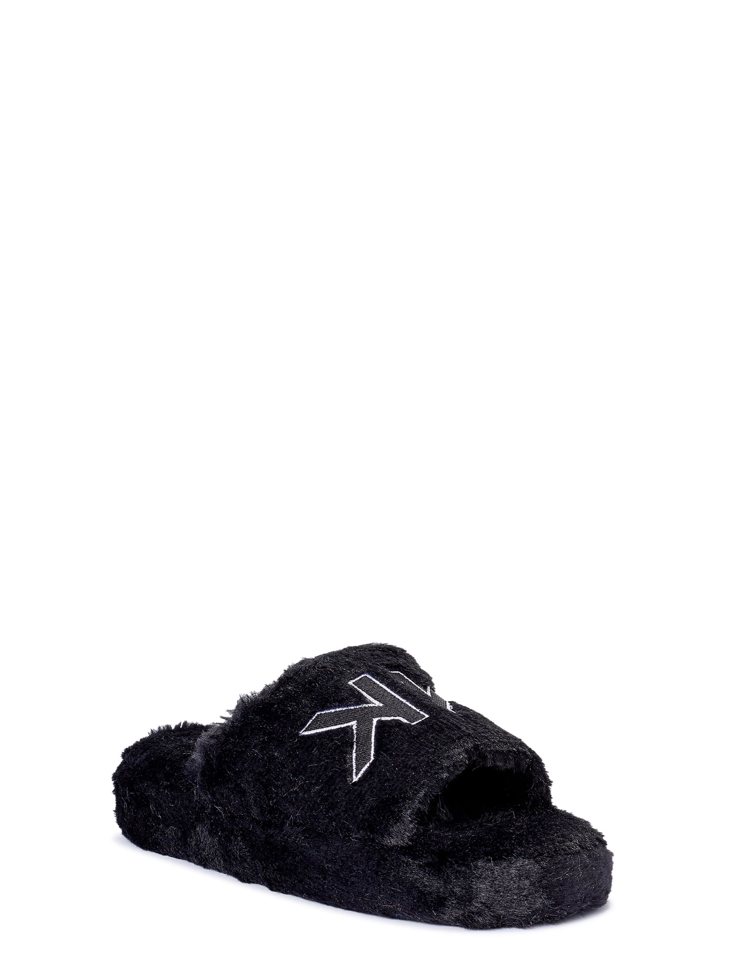 Kendall Kylie Women s Sade Faux Fur Slide Slippers Walmart
