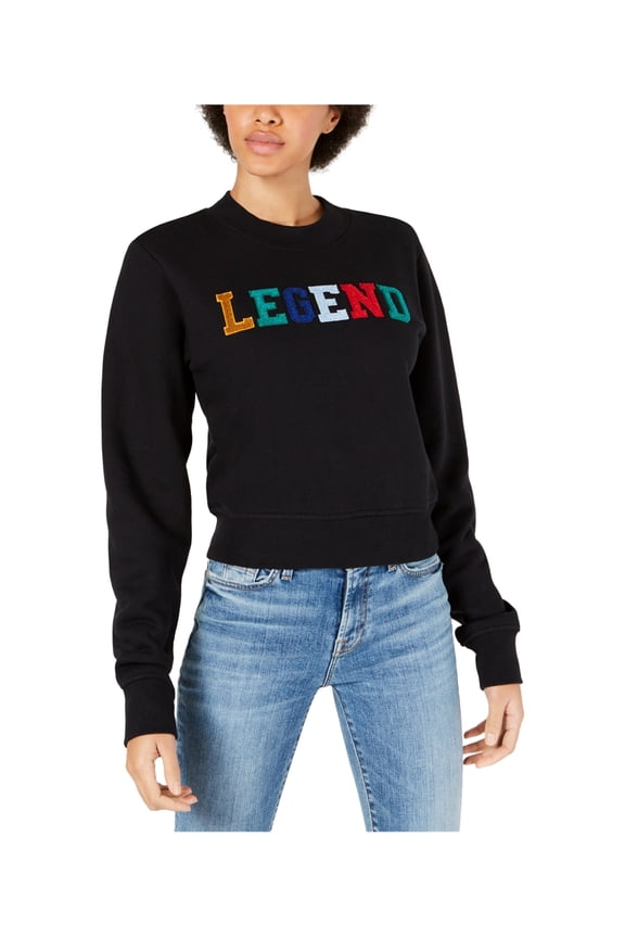 Womens Legend Sweatshirt, Black, X-Small