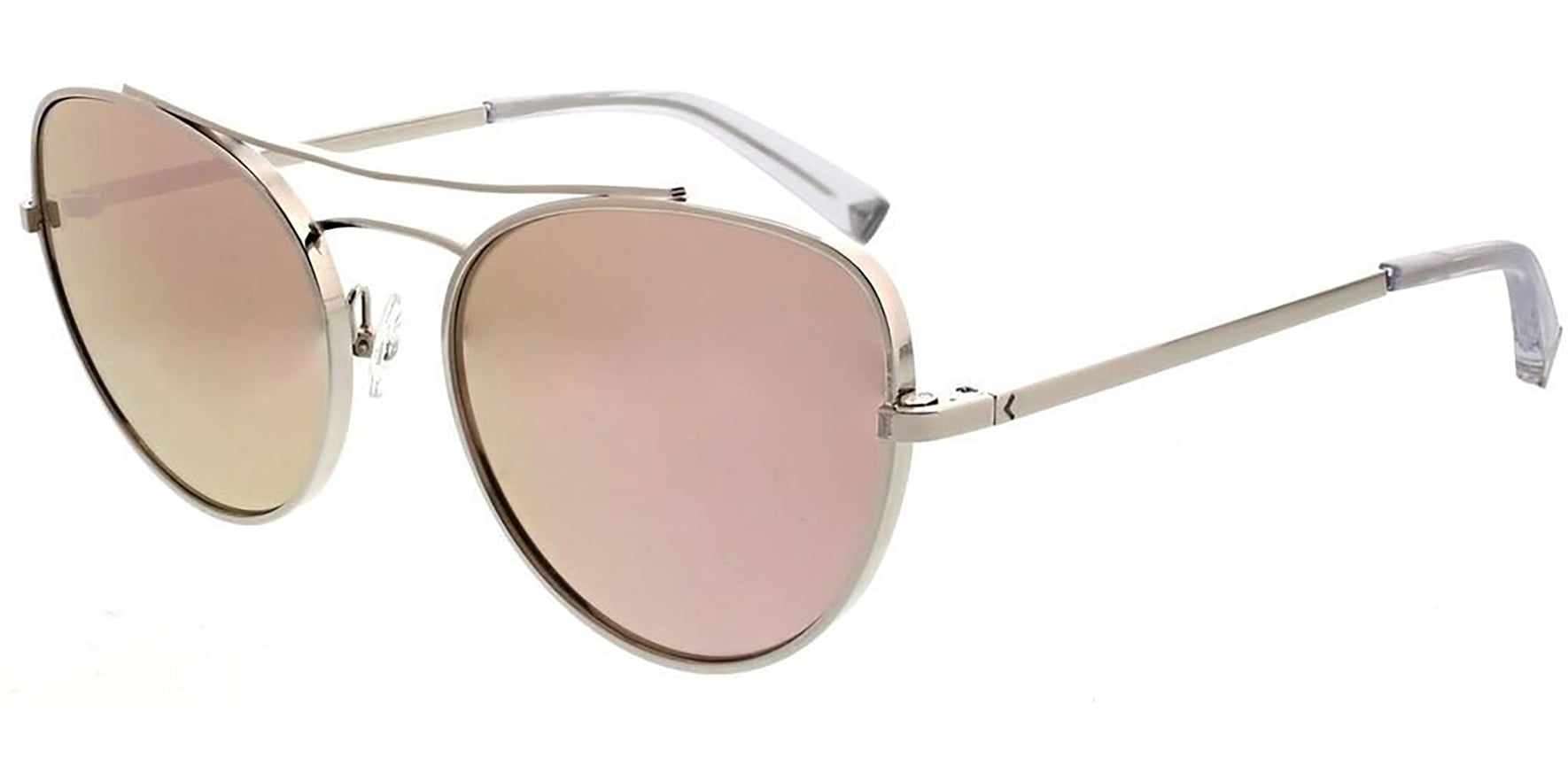 NWT Kendall+Kylie Charlotte Womens Cat Eye Polarized‎ Sunglasses Gray Crystal Kendall + Kylie Emma Cat Eye Sunglasses Shiny Black Gray  main image 3