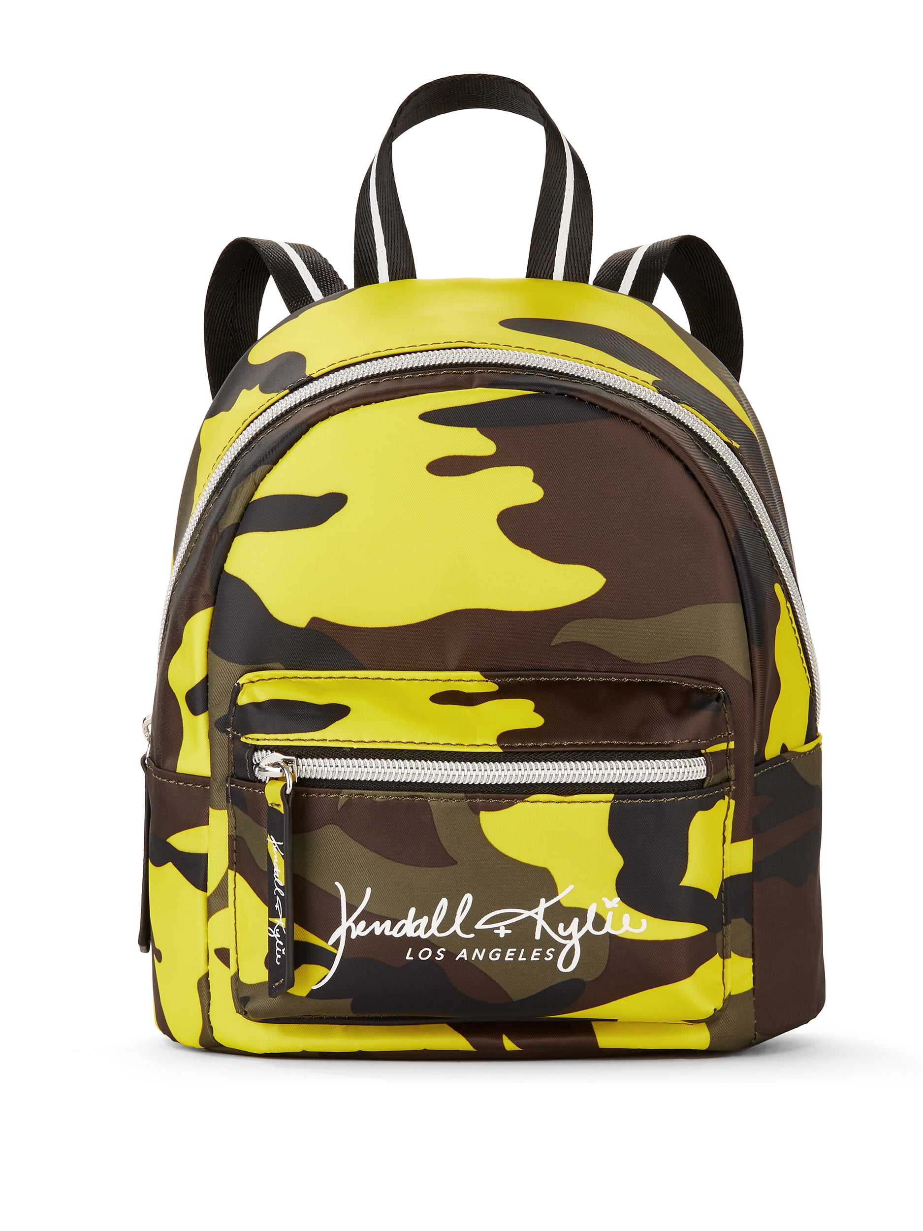 Kendall And Kylie Camo Large Backpack, Black - 98% polyester