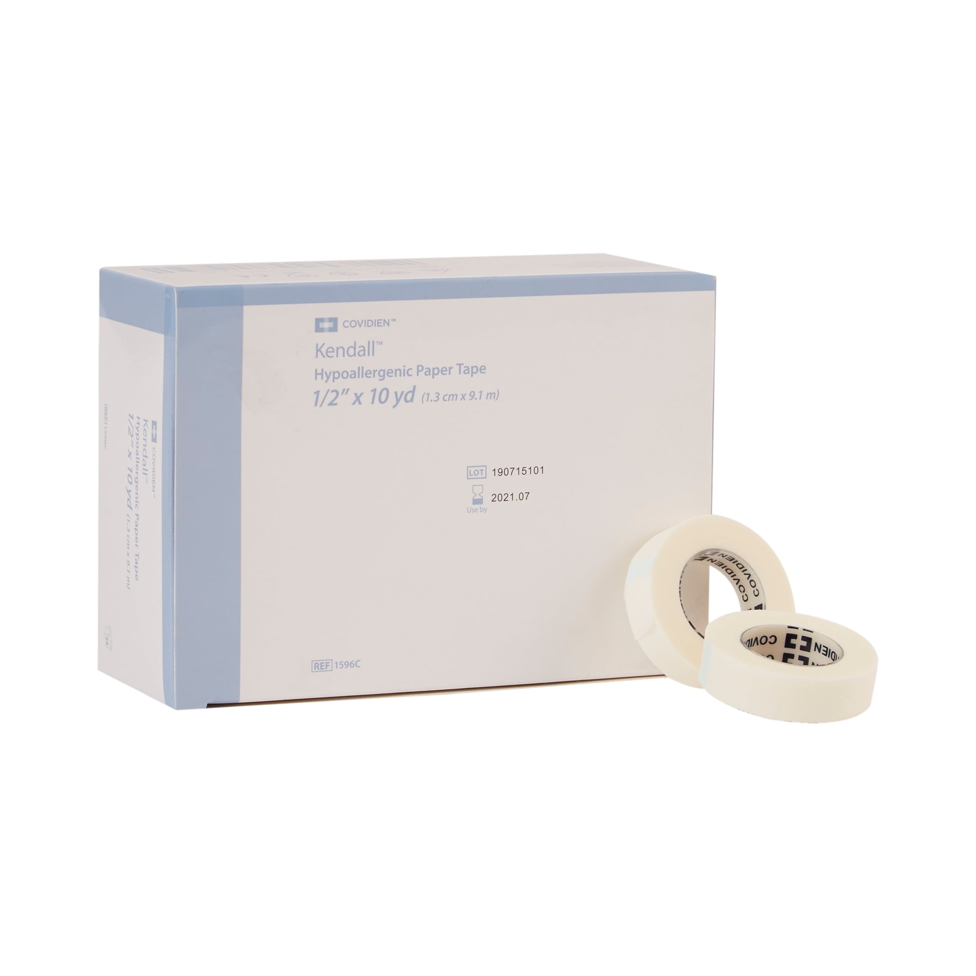Kendall Medical Tape, Non-Sterile Paper Surgical Tape, 1/2 in. X 10 yds., 240 Ct