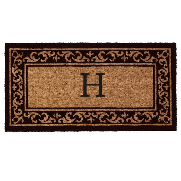 Kendall Monogram Doormat (Letter H)