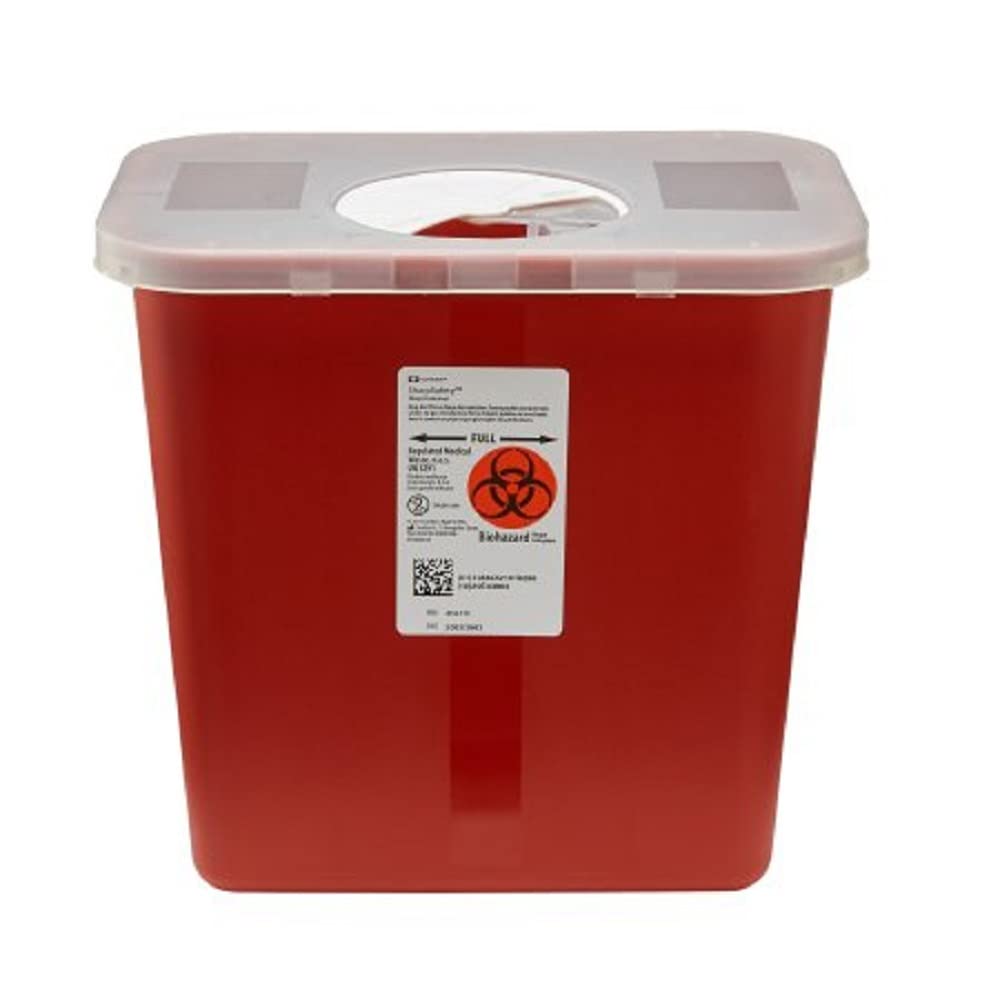 Kendall MultiPurpose Sharps Containers 2 Gallon 10" h X 7.25" d X 10.5