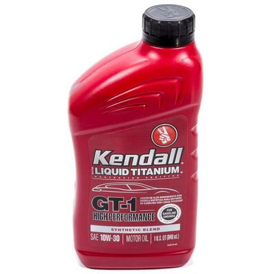 Kendall Oil D1081194, Kendall 10W30 Gt-1 1Qt. Synthetic Blend Performance