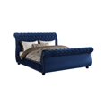 thumbnail image 1 of Kendall Queen Size Tufted Upholstery Bed made with Wood in Blue Color, 1 of 6