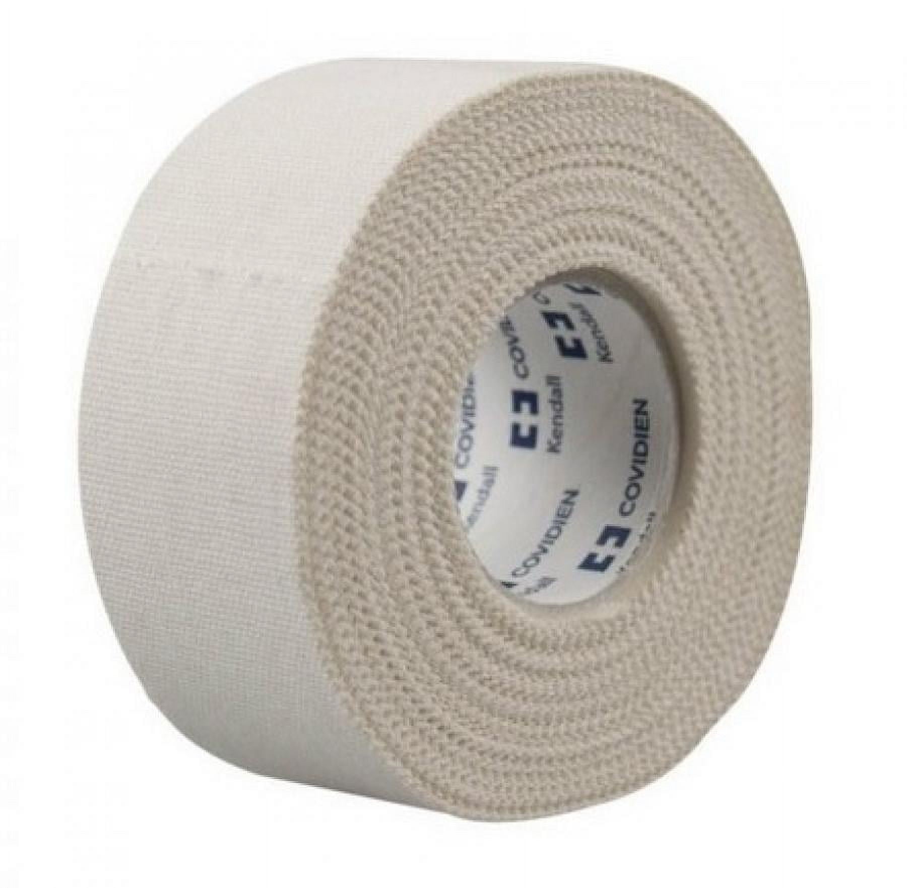 Kendall Standard Porous Medical Tape, Cloth, 1 Inch x 10 Yards, White, Non-sterile, 12 Count