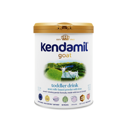 Kendamil Goat Toddler Drink, European Formula Powder with Whole A2 Milk, HMOs, & Dha, 28.2oz