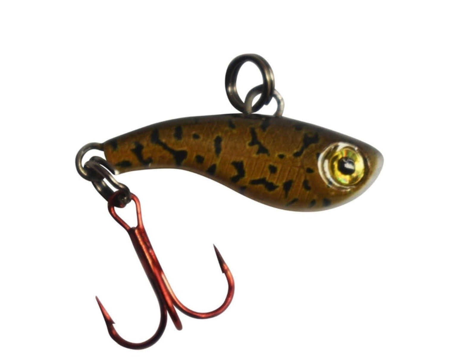 Kenders Outdoors Tungsten T-Rip Mini Vibe Bait, Burbot, 3/4in
