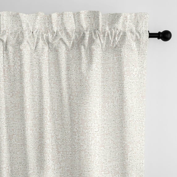 Kendra Champagne Pole Top Drapery Panel - Pair 50"x120"