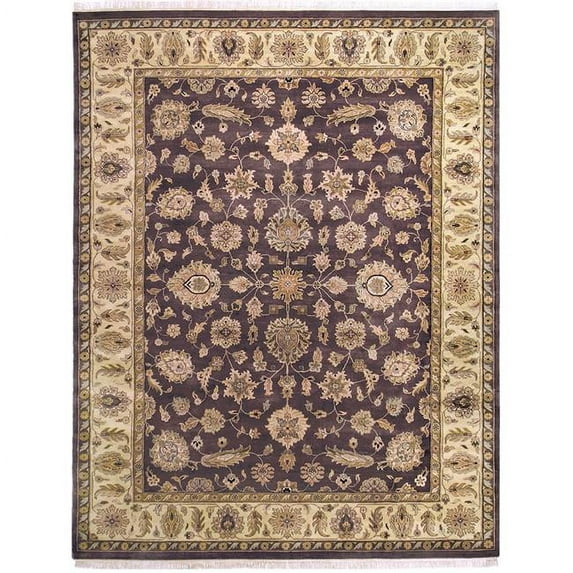 Kendra Mahal Mocha & Ivory Area Rug - 12 x 15 ft.