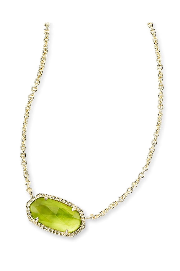 4217714619 Elisa Pendant Necklace, Peridot Illusion