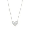 thumbnail image 1 of Kendra Scott Ari Heart Gold Short Pendant Necklace in Magenta Magnesite, 1 of 4
