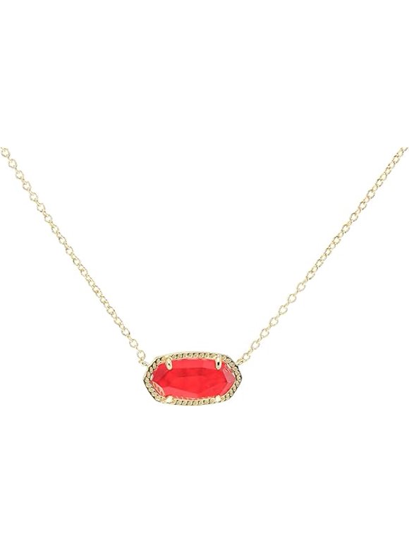 Birthstone Elisa Necklace - January- Clear Berry