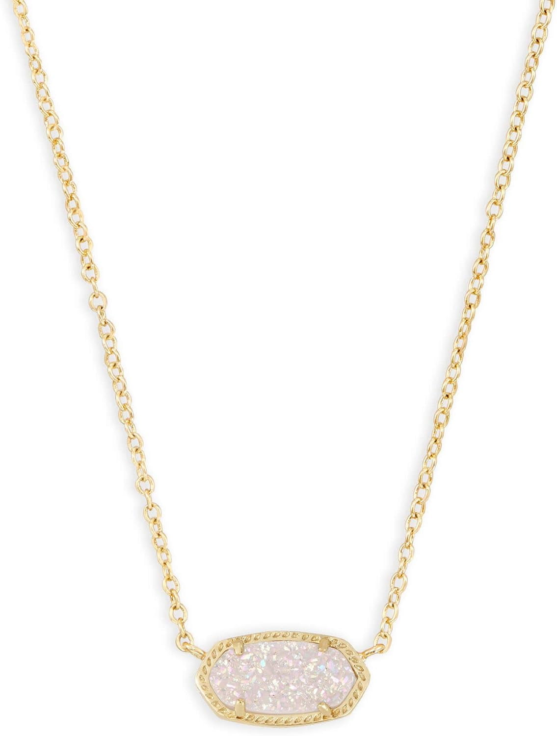 TRAHOO Kendra Scott Elisa Pendant Necklace For Women, Fashion Jewelry, 14K Gold-Plated[L837]