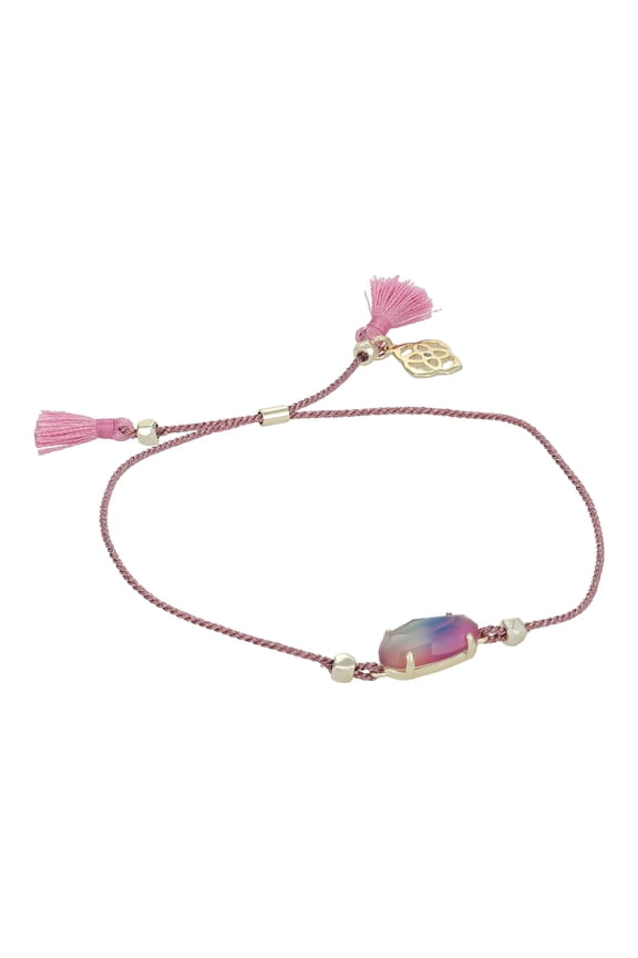 Everlyne Cord Friendship Bracelet in 14k Gold-Plated Brass, Watercolor Illusion