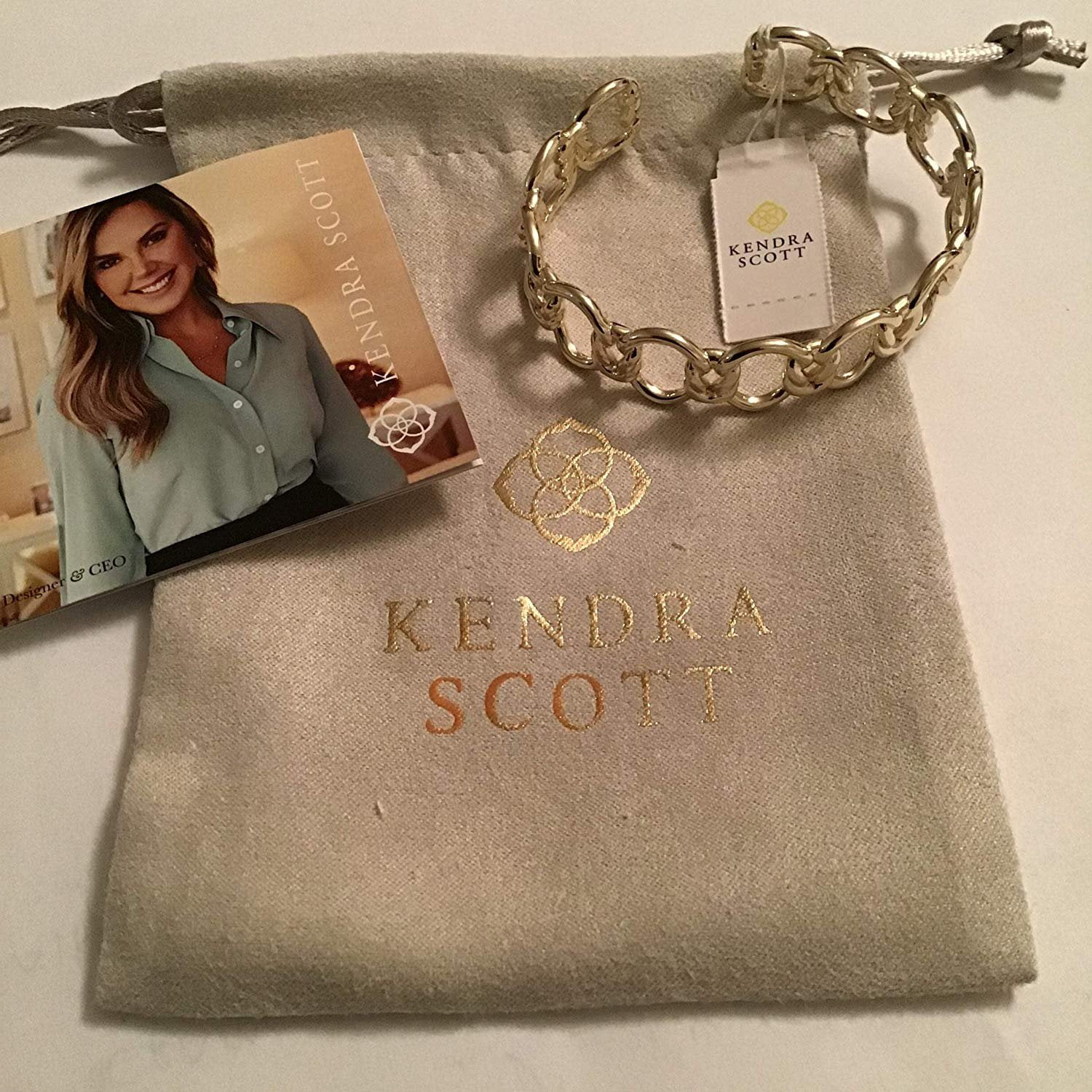 Kendra Scott Fallyn Cuff Bracelet 14k Gold Plated