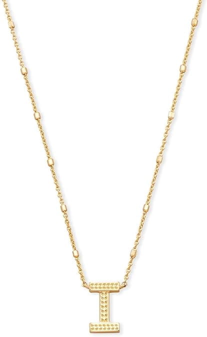 Kendra Scott Letter I Pendant Necklace in Gold