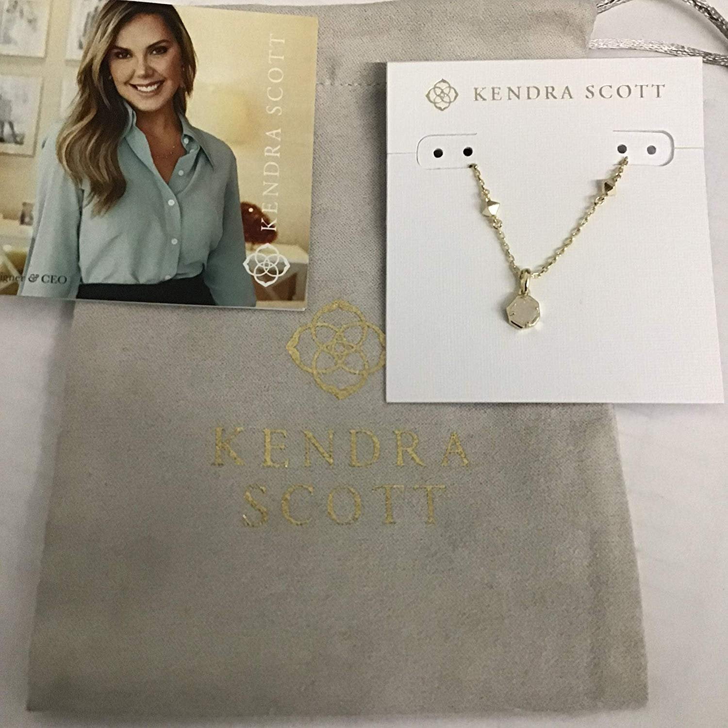 Kendra Scott Nola Silver Pendant Necklace in Platinum Drusy - ShopStyle