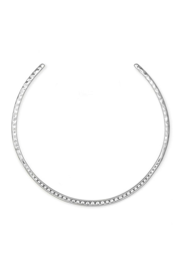 Selena Collar Necklace, Rhodium-Plated for Adult Women