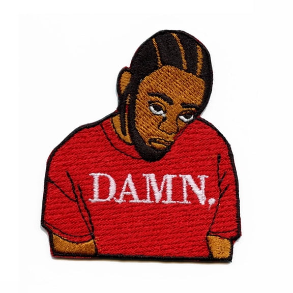 Kendrick DAMN Embroidered Iron On Patch