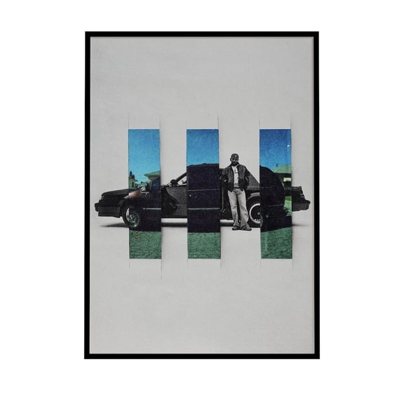 Kendrick Lamar Art Print: Minimalist Hip Hop Wall Decor, Unframed Canvas 8x10in