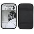 Kendrick Lamar Car Armrest Cover Hip Hop Auto Center Console Pad Car