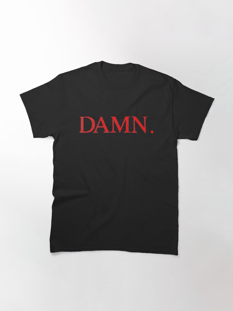 Kendrick Lamar DAMN Bold Music Iconic Fan Wear Trendy Style Classic T