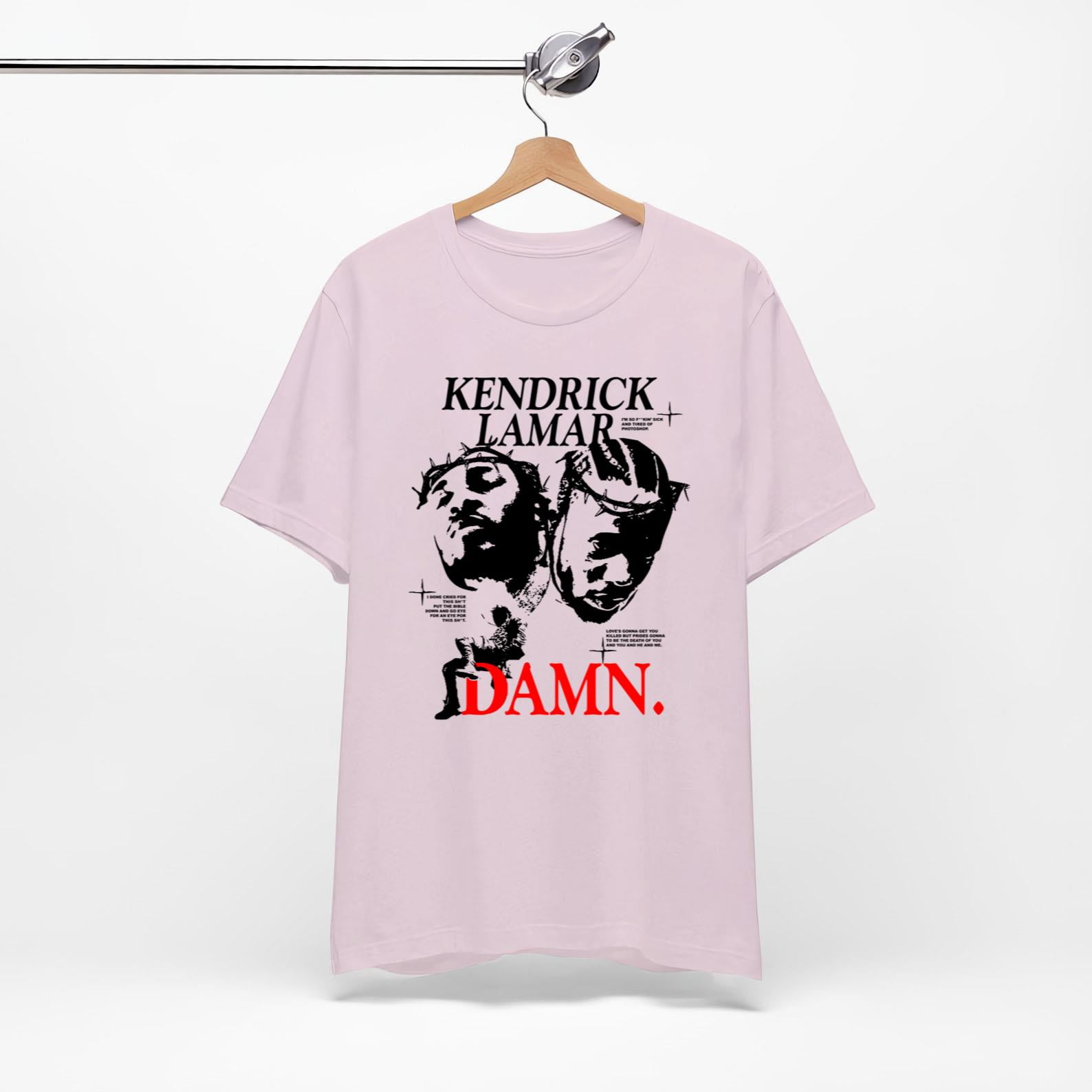 Kendrick Lamar DAMN Shirt Kendrick Lamar Graphic Shirt Limited Edition Graphic Shirt Kendrick Lamar Vintage Graphic Shirt 1535163729 HOT SALE NEW INSTOCK Walmart
