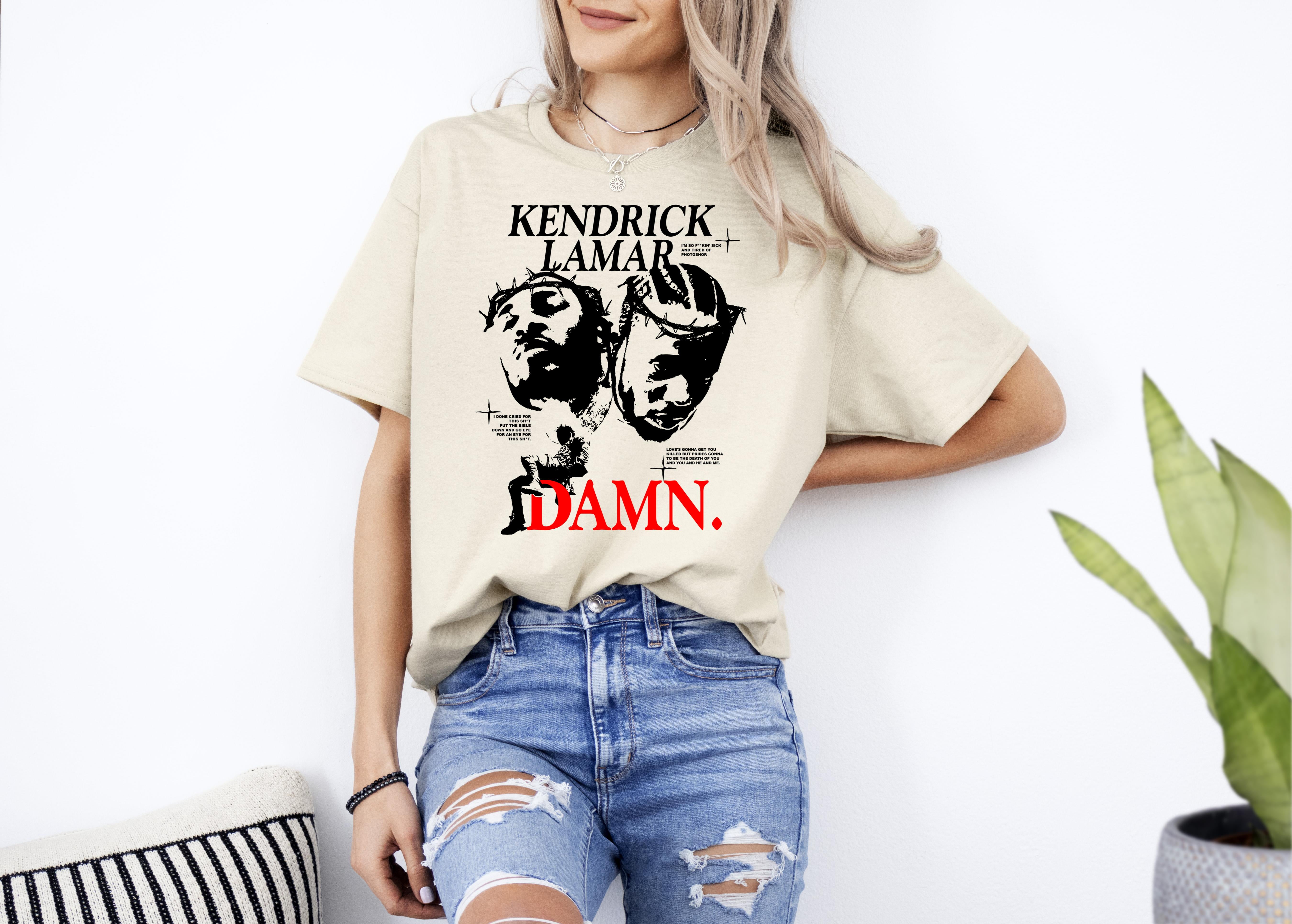 Kendrick Lamar Damn Shirt Kendrick Lamar Graphic Shirt Limited Edition