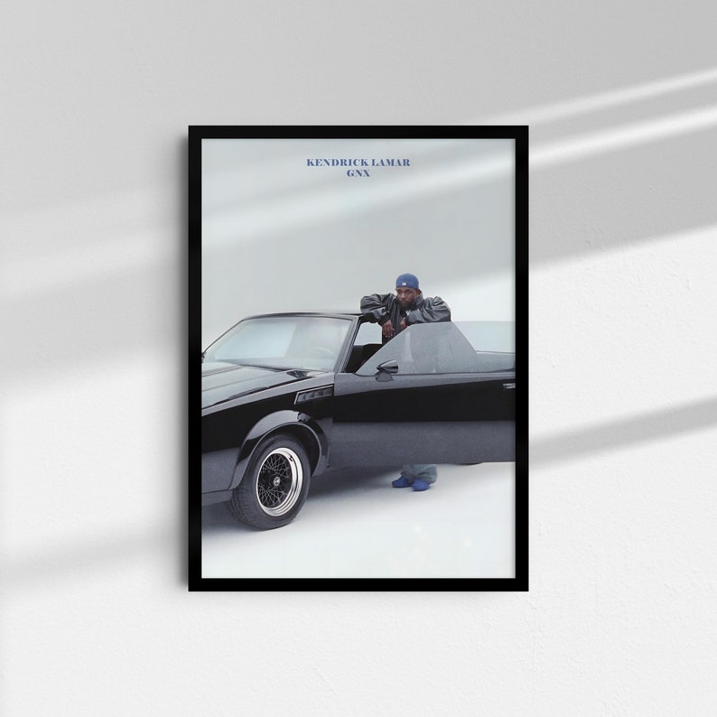 Kendrick Lamar GNX Poster - GNX Album Poster Print - Kendrick Lamar ...