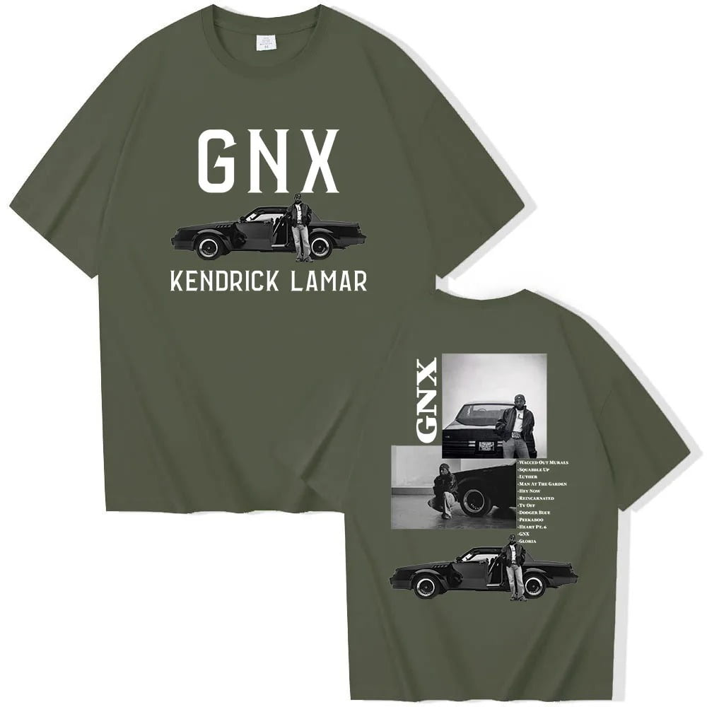 Kendrick Lamar GNX Tour 2025 TShirts, Vintage Rapper Short Sleeve