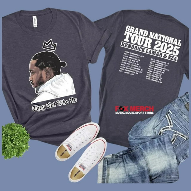 Kendrick Lamar Grand National Tour 2025 Concert Music TShirt