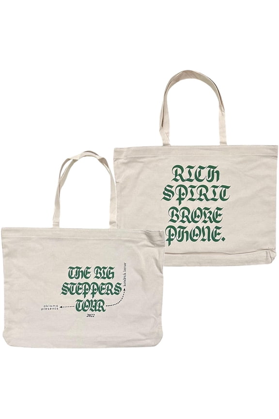 Large Tote Bag The Big Steppers 2022 Tour Authentic Merch