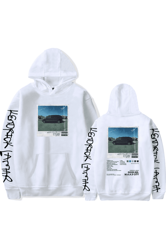 Kendrick Lamar Merch Hoodie K. Dot Album good kid, m.A.A.d city Hoodies Unisex Streetwear Hip Hop Men Women Pullover Hoodie