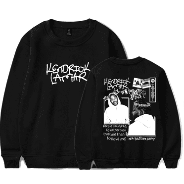 Kendrick Lamar Merch Sweatshirt 2025 Rapper Long Sleeve Unisex Crewneck Streetwear