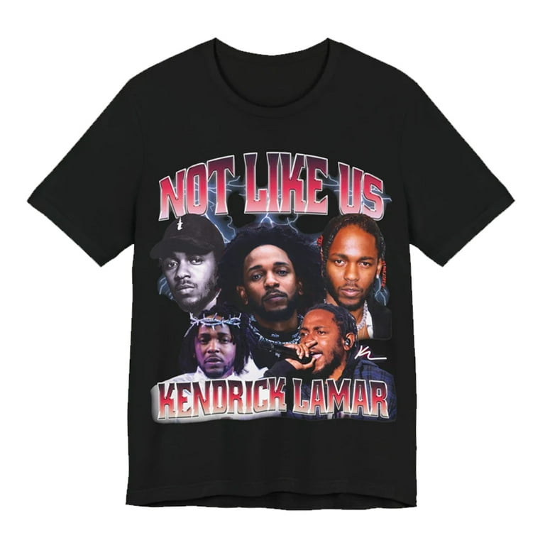 Kendrick Lamar Not Like Us Merch T-shirt Short Sleeve Cotton Kendrick Lamar Not Like Us Merch T-shirt Short Sleeve Cotton