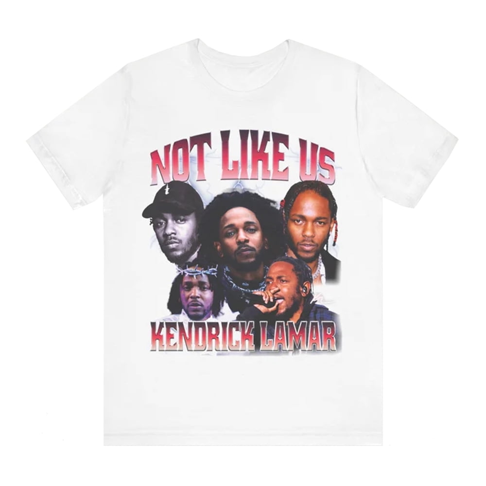 Kendrick Lamar Not Like Us Merch T-shirt Short Sleeve Cotton