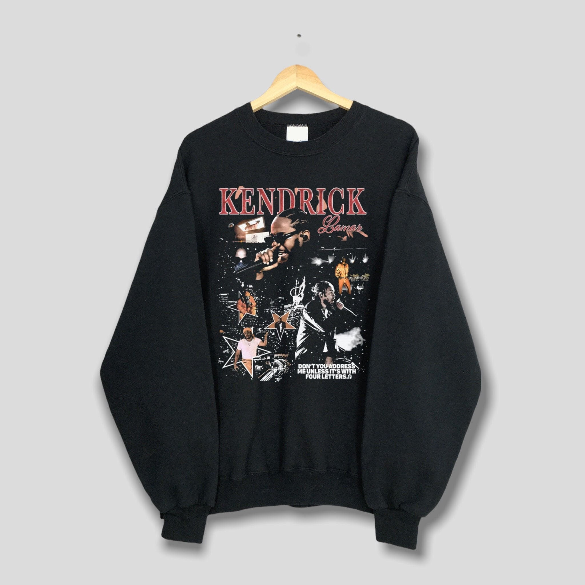 Kendrick Lamar Rapper Vintage 90s Crewneck Sweatshirt, Kendrick Lamar T