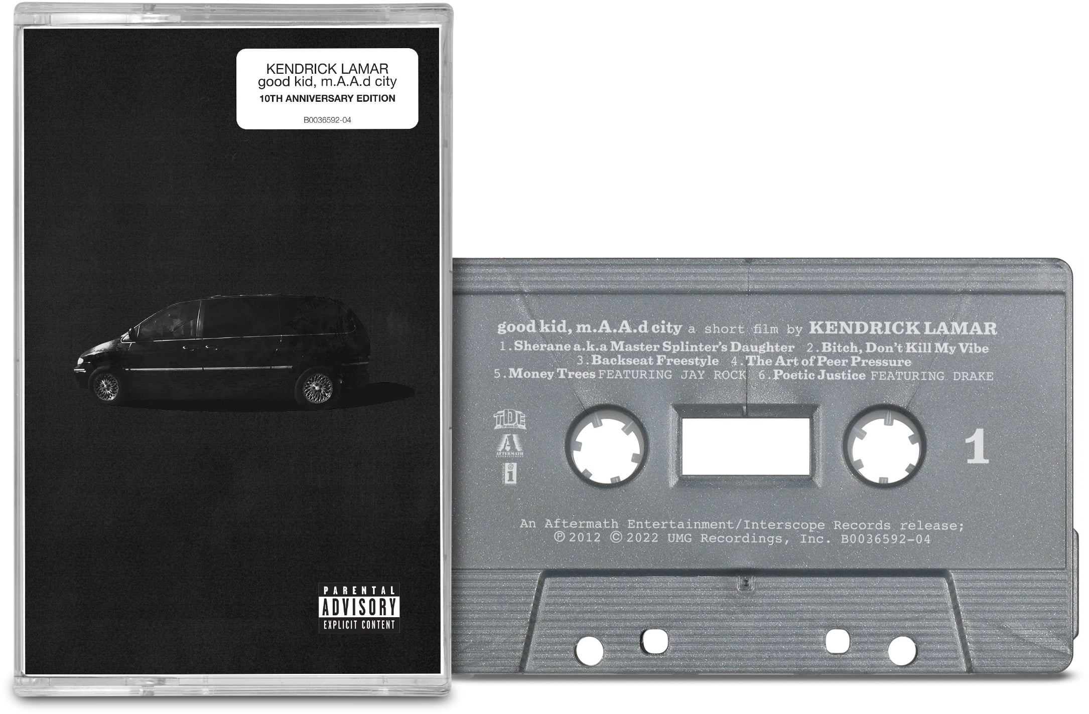 Kendrick Lamar - good Kid, M.A.A.D City (10th Anniversary Edition) [Black Cassette] - Music & Performance - Cassette
