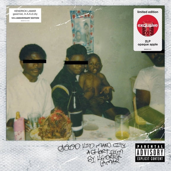 Kendrick Lamar - good kid, m.A.A.d city - 10th Anniversary Edition - Ltd Opaque Red Vinyl